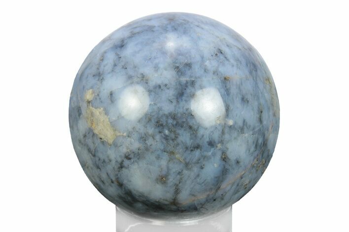 Polished Blue Quartz Sphere - Madagascar #245460